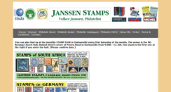 Desktop Screenshot of janssenstamps.com